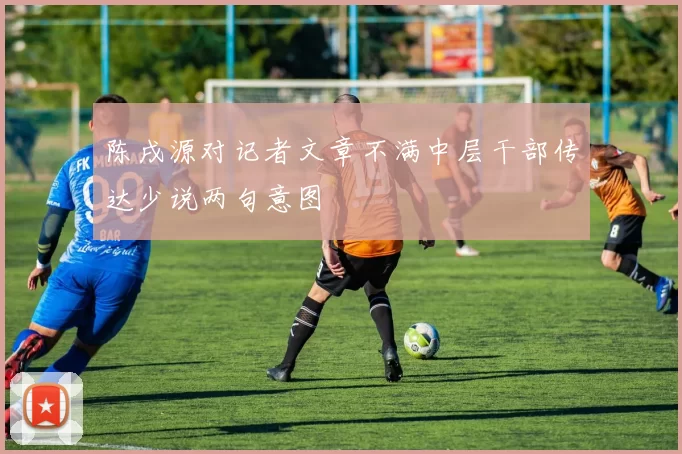 陈戌源对记者文章不满中层干部传达少说两句意图